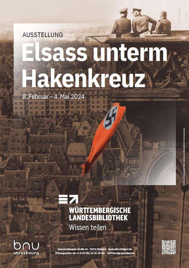 Titelblatt Ausstellung "Elsass unterm Hakenkreuz"