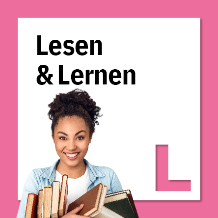 Logo des Kursbereichs Lesen & Lernen