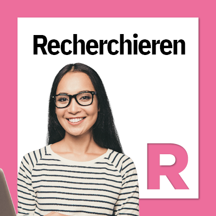 Logo des Kursbereichs Recherchieren