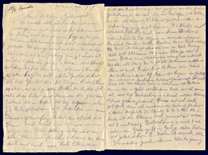 Feldpostbrief 1. Weltkrieg