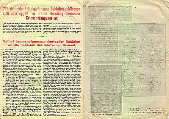 Flugblatt 2. Weltkrieg