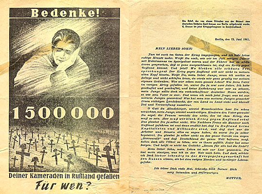 Flugblatt 2. Weltkrieg