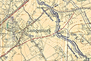 Landkarte 1. Weltkrieg