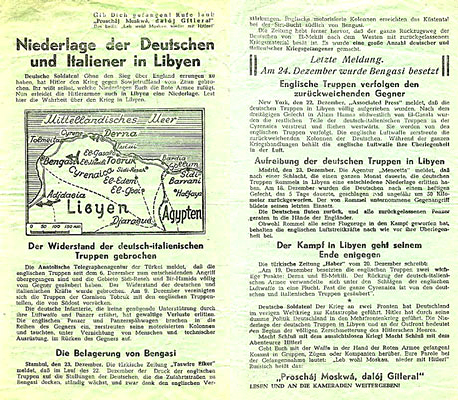 Flugblatt 2. Weltkrieg