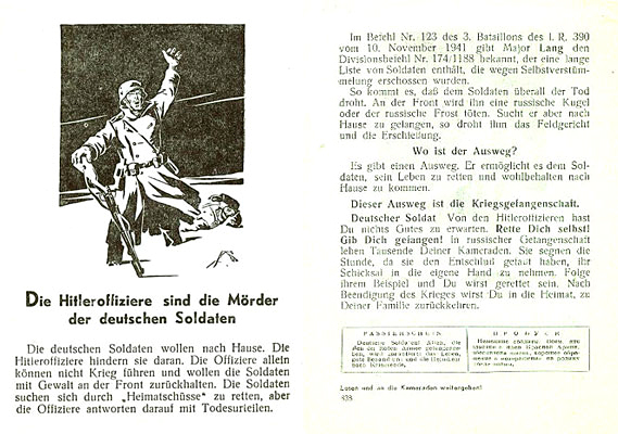 Flugblatt 2. Weltkrieg