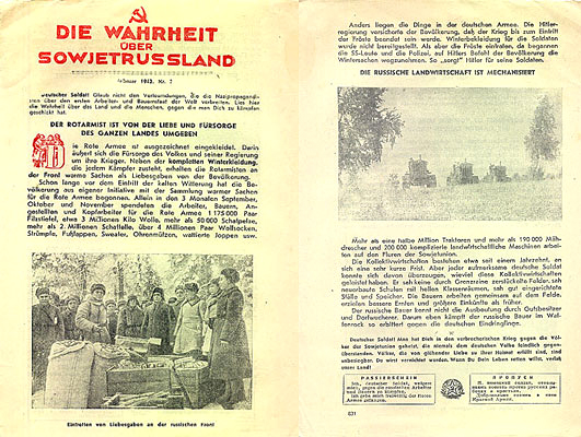 Flugblatt 2. Weltkrieg