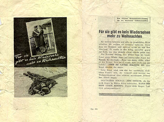 Flugblatt 2. Weltkrieg