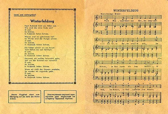 Flugblatt 2. Weltkrieg