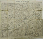 Karte: Tübingen mit Umgebung (1912)