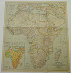 Karte: Africa and the Arabian peninsula (1950)