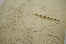Kartenausschnitt: Uebersichts-Karte zu den Memoiren (um 1790)