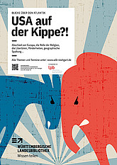 Plakat Vortragsreihe USA auf der Kippe