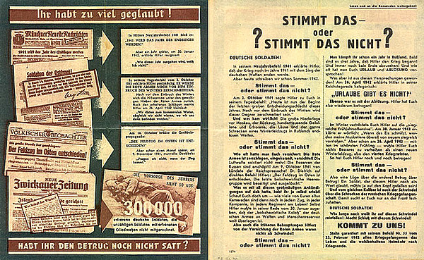 Flugblatt 2. Weltkrieg