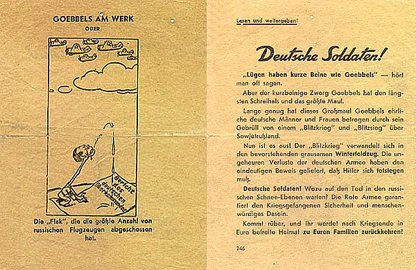 Flugblatt 2. Weltkrieg