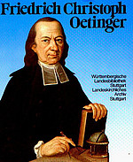 Der Ausstellungskatalog, Aus Lavaters Physiogn. Fragmenten, Kupferstich d. 19. Jhs.> verschiedener Weise entfaltet. Oetinger hat diesem ganzen , FRIDRICH CHRISTOPH OETINGER. Sereniss[imi] Ducis WÃ¼rtemb[ergensis] Consiliarius et Abbas Murrhardensis, Chr