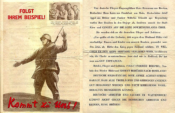 Flugblatt 2. Weltkrieg