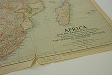 Kartenausschnitt: Africa and the Arabian peninsula (1950)