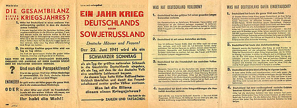 Flugblatt 2. Weltkrieg