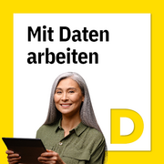 Verlinkung zur Kursreihe mit Daten arbeiten auf der Lernplattform der Württembergischen Landesbibliothek
