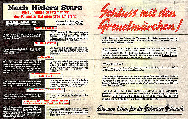 Flugblatt 2. Weltkrieg