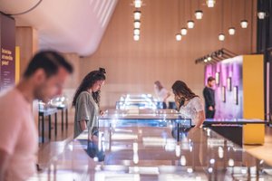 Ausstellungsraum in der WLB