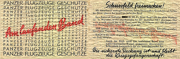 Flugblatt 2. Weltkrieg