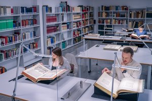 Sonderlesesaal am Interimsstandort