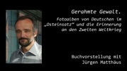 Verlinkung zur Buchvorstellung mit Dr. Jürgen Matthäus 