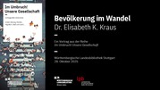 Verlinkung zum Vortrag von Elisabeth K. Kraus auf der Internetseite der Gerda Henkel Stiftung