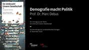 Verlinkung zum Vortrag von Marc Debus in der Reihe "Im Umbruch!"