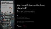Verlinkung zum Vortrag von Claudia Diehl in der Reihe "Im Umbruch!"