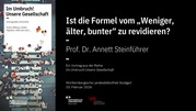 Verlinkung zum Buchvortrag von Annett Steinführer in der Reihe "Im Umbruch"