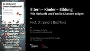 Verlinkung zum Vortrag von Sandra Buchholz in der Reihe "Vortrag zur Zeitgeschichte"