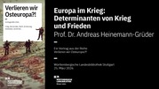 Verlinkung zum Vortrag von Andreas Heinemann-Grüder in der Reihe "„Verlieren wir Osteuropa?!“"